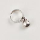 Alpo Jääskeläinen | AARIKKA | PALLO sormus | Hopeaa -70