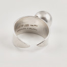 Alpo Jääskeläinen | AARIKKA | PALLO sormus | Hopeaa -70