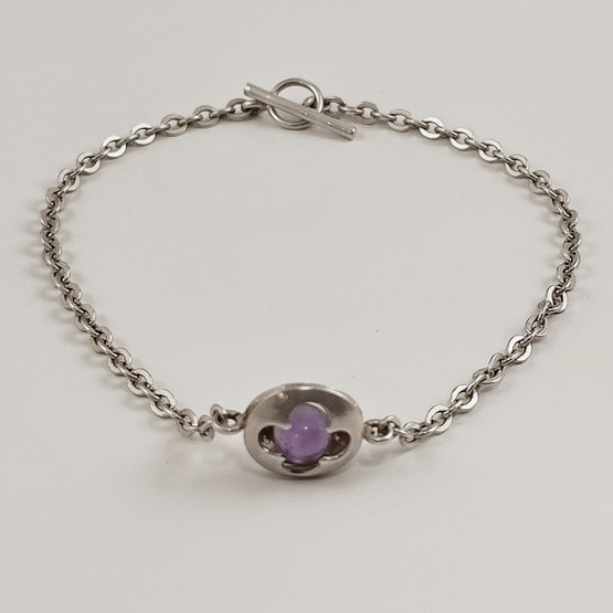 Elis Kauppi |  ametisti Rannekoru | Ranneketju |  Hopeaa -76