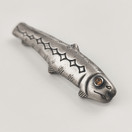 Kalevala Koru | Suomuhauki solki | Rintakoru Hopeaa -99