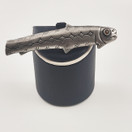 Kalevala Koru | Suomuhauki solki | Rintakoru Hopeaa -99