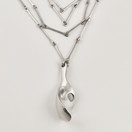 Lapponia koru | Paul Haavgaard | ODOTUS riipus sauvaketjulla| kaulakoru | Hopeaa -80