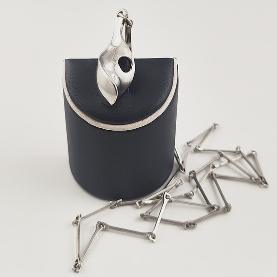 Lapponia koru | Paul Haavgaard | ODOTUS riipus sauvaketjulla| kaulakoru | Hopeaa -80