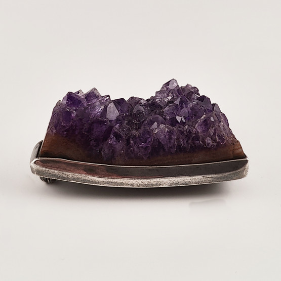 Heikki Kaksonen | Kauniskoru oy | AMETISTI Solki | Rintakoru Hopeaa -64