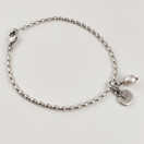 Kalevala koru | Vanamo rannekoru | Ranneketju helmellä | Hopeaa