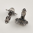 Kalevala Koru | Kuukiven koru -korvakorut | KLIPSIT | Hopeaa 