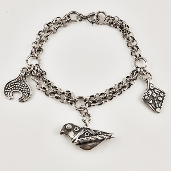 Kalevala Koru | Aarrekääty -Rannekoru | Hopeaa -95