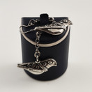 Kalevala Koru | Hattulan lintu -korvakorut | Hopeaa -91