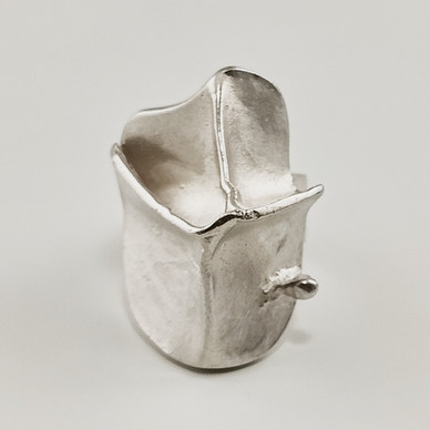 Lapponia | Björn Weckström | Magmassa Sormus | Hopeaa -71