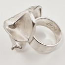 Lapponia | Björn Weckström | Magmassa Sormus | Hopeaa -71