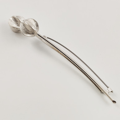 Kalevala Koru | Lumikukka solki | Rintakoru | Hopeaa