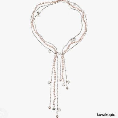 Kalevala Koru | Kirsti Doukas | monikerroksinen Vanamo kääty | Kaulakoru | Hopeaa