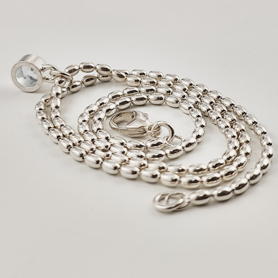 Kalevala Koru | Lähde kaulakoru | Sininen Topaasi | Hopeaa