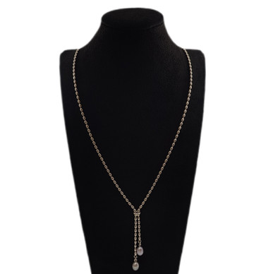 Silver necklace with pearls | 925 Sterling