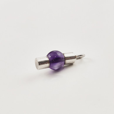 Kupittaan Kulta | Elis Kauppi | pieni Riipus liilalla kivellä | Ametisti | Hopeaa