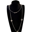Liisa Vitali ' Lady bug / Lace' necklace , Sterling