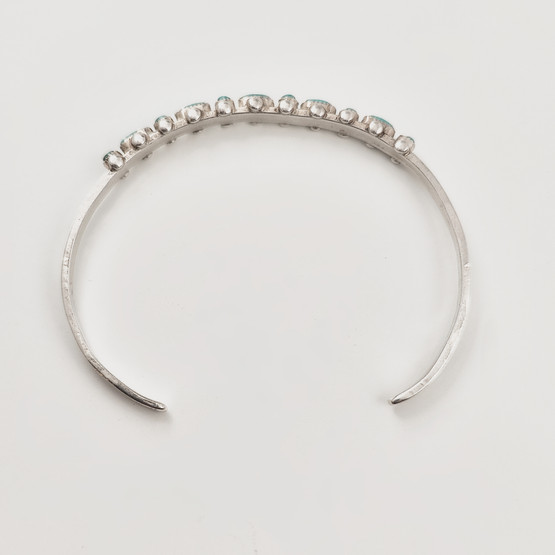 OH, Kultasepänliike Ossian Hopea | Saara Hopea | Bracelet | Turquoise stones | 813 Silver 