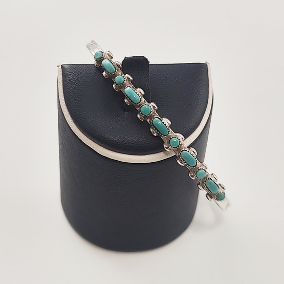 OH, Kultasepänliike Ossian Hopea | Saara Hopea | Bracelet | Turquoise stones | 813 Silver 