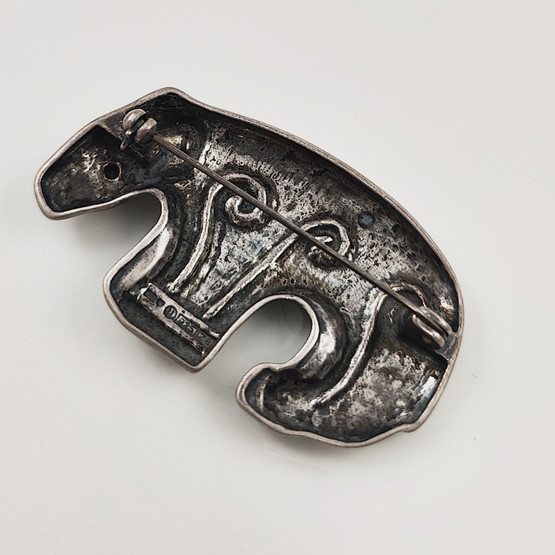 Kalevala koru | 'Bear' Brooch | Sterling 