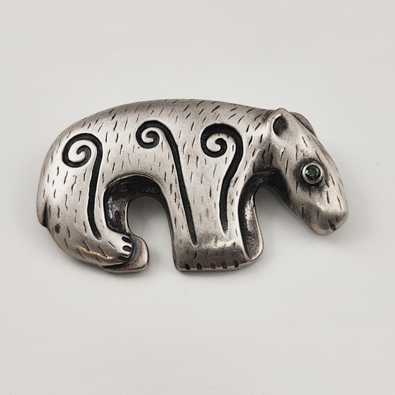 Kalevala koru | 'Bear' Brooch | Sterling 