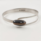 E.Granit & co, Helsinki, Finland | Erik Granit | Bracelet | Tiger eye stone | Silver -61