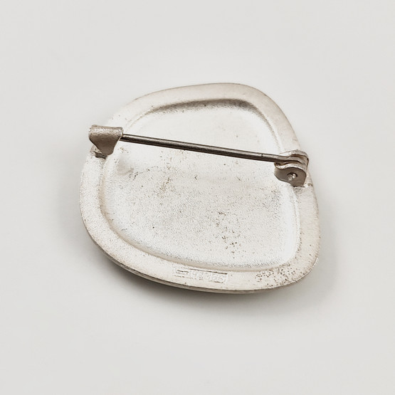Finnish Mint Ltd, Helsinki | Enameled Buckle | Brooch Silver