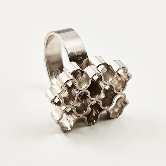 Kupittaan kulta oy | Elis Kauppi | Ring | 916 Silver -68