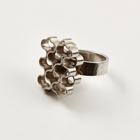 Kupittaan kulta oy | Elis Kauppi | Ring | 916 Silver -68