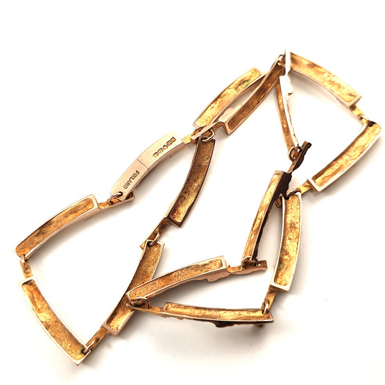 Lapponia jewelry | Björn Weckström  | ´Tundra´-collar | Necklace | 585 Gold -69