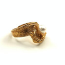 N. Westerback oy | Helky Juvonen | OUTA-series Ring with Pearl | 585 GOLD -72