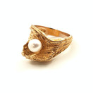 N. Westerback oy | Helky Juvonen | OUTA-series Ring with Pearl | 585 GOLD -72