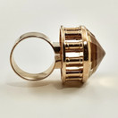 Lapponia jewelry |  Björn Weckström | Cocktail Ring | UNIQUE citrine RING | 750 Gold -61