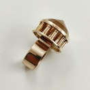 Lapponia jewelry |  Björn Weckström | Cocktail Ring | UNIQUE citrine RING | 750 Gold -61