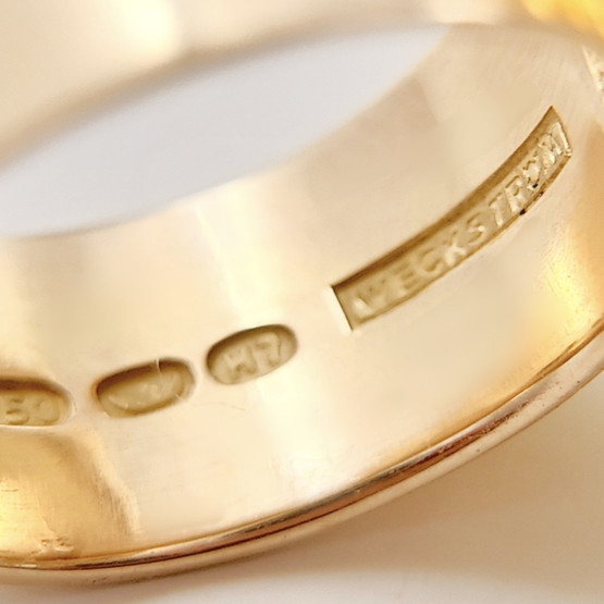 Lapponia jewelry |  Björn Weckström | Cocktail Ring | UNIQUE citrine RING | 750 Gold -61