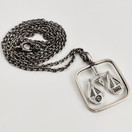 Kalevala Jewelry | design by Hellä Juvonen| horoscope Pendant | Sterling