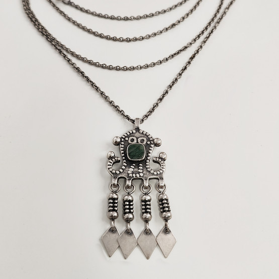 Kalevala Koru | Petsamon kolttakorut | Kaulakoru | Hopeaa -97