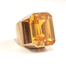 VR / Lapponia |  Björn Weckström | Cocktail Ring | UNIQUE citrine RING | 750 Gold -60