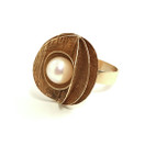 Kupittaan Kulta oy | Elis Kauppi | PEARL Ring | 585 Gold | -71