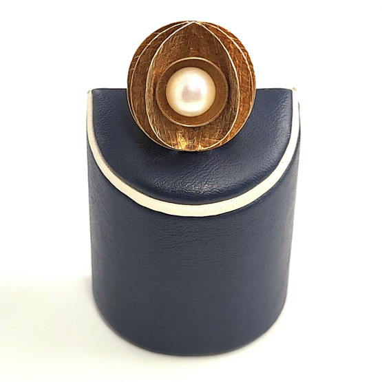 Kupittaan Kulta oy | Elis Kauppi | PEARL Ring | 585 Gold | -71