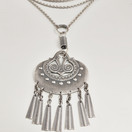 Kalevala Jewelry |  (big)   'Kuutar'  pendant | necklace | Sterling -04