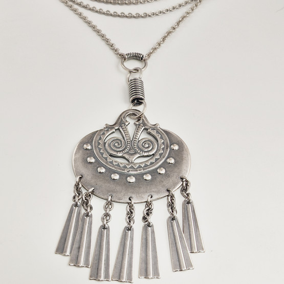 Kalevala Jewelry |  (big)   'Kuutar'  pendant | necklace | Sterling -04