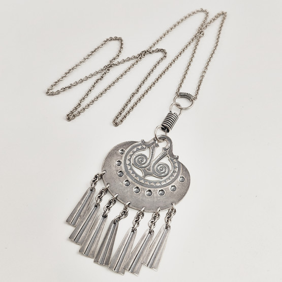 Kalevala Jewelry |  (big)   'Kuutar'  pendant | necklace | Sterling -04