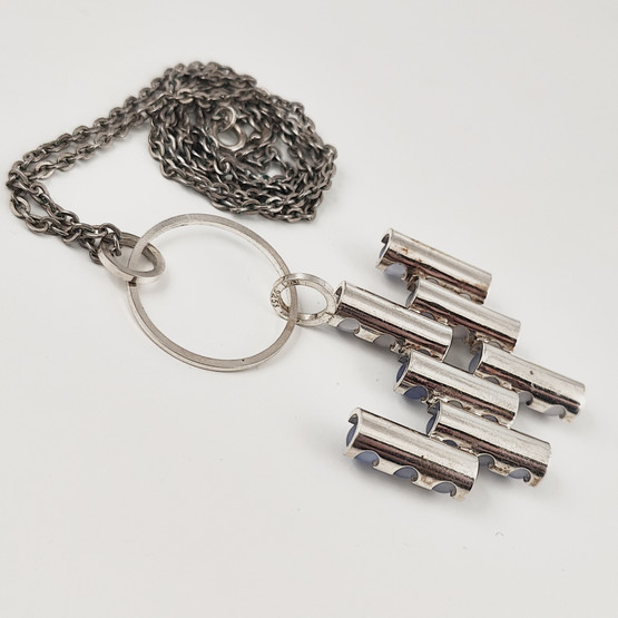 Kupittaan Kulta oy | Elis Kauppi | Upea  Riipus | Kaulakoru | Hopeaa 