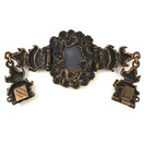 Turun Hopea oy | Pentti Sarpaneva | Agate Bracelet | Necklace | Bronze