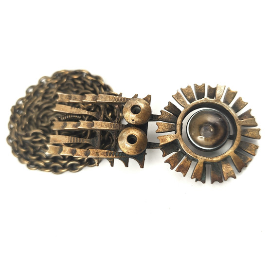 Kalevala Jewelry | Pentti Sarpaneva | Finnish vintage pendant | necklace | Bronze