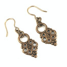 Kk, kalevala jewelry |  Lapland-Earrins |  Bronze