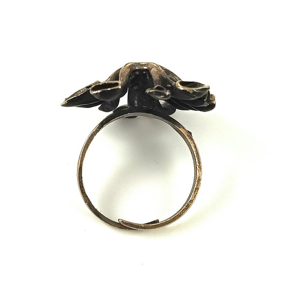 Valo-Koru | Hannu Ikonen |  Jäkälä SORMUS | Säädettävä koko | Pronssia