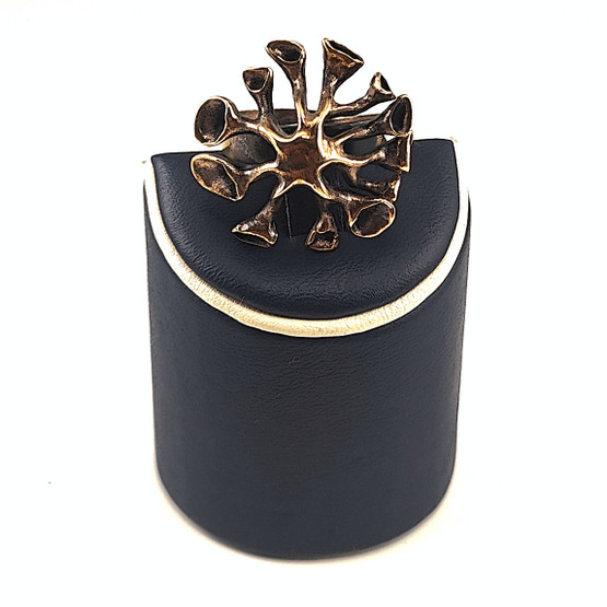 Valo-Koru | Hannu Ikonen |  Jäkälä SORMUS | Säädettävä koko | Pronssia