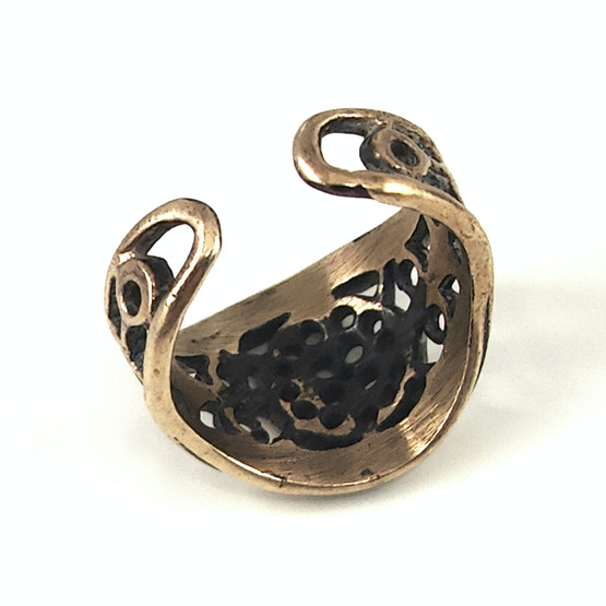 Valo-koru FINLAND| Jorma Valo | RING | Finnish vintage jewelry | Bronze