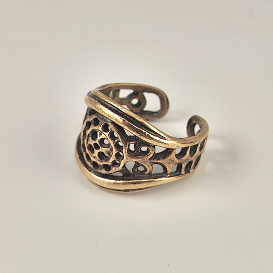 Valo-koru FINLAND| Jorma Valo | RING | Finnish vintage jewelry | Bronze